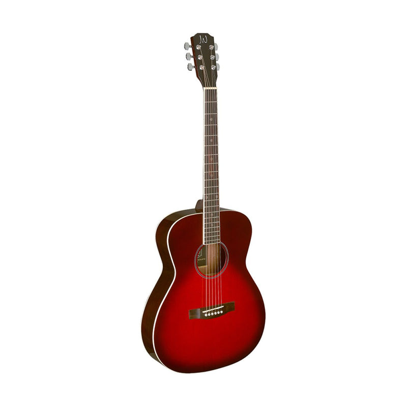 JN Guitars Thin Body Acoustic Auditorium Guitar - Redburst - BES-A TRB