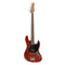 Stagg Standard "J" Electric Bass Guitar - Fiesta Red - SBJ-30 STF RED