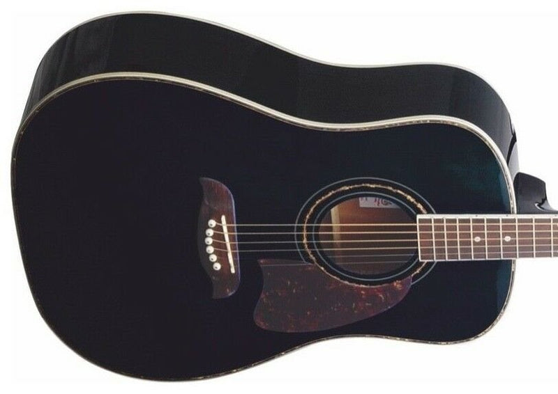 Oscar Schmidt OG2 Dreadnought Acoustic Guitar Black - OG2B