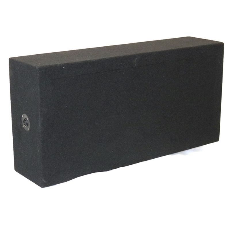 DeeJay LED Speaker Enclosure for Two 10" Woofers & 2 Tweeters - Black