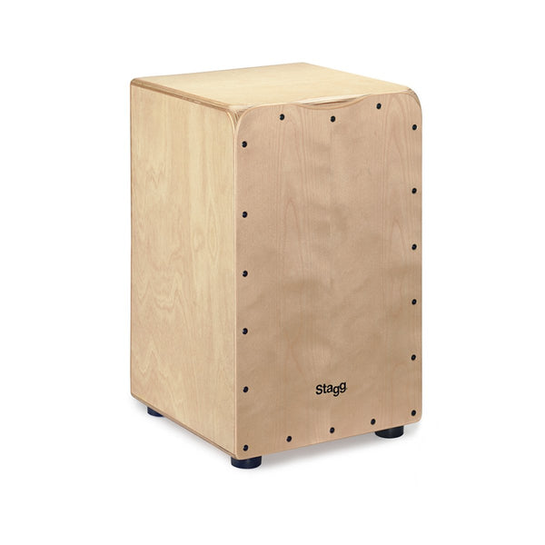 Stagg Medium Sized Cajón with Bag - Natural Finish - CAJ-50M-N