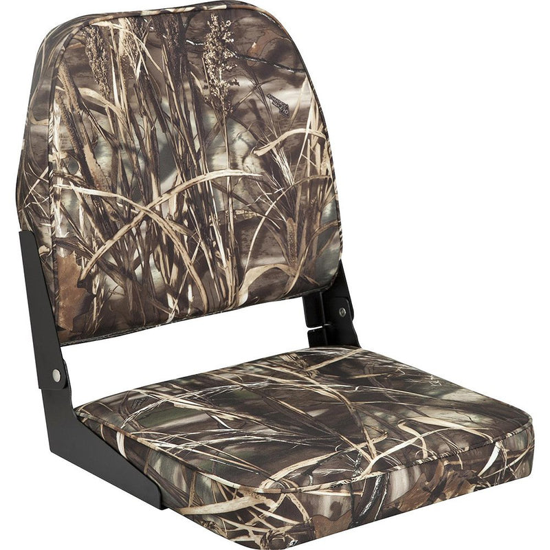 Attwood Swivl-Eze Low Back Padded Flip Seat - Camo 98395CAMO