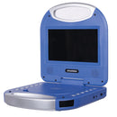 SYLVANIA SDVD7049-BLUE 7-In. Portable DVD Player w/ Handle & Earphones (Blue)