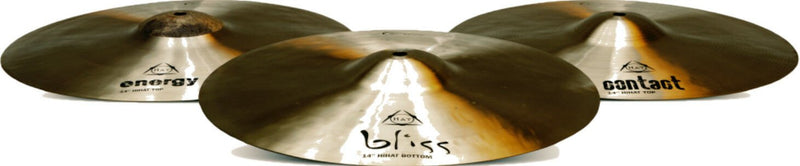 Dream Cymbals TriHat Diversity Set 14" - TRIHAT14D w/ Free Bag & Extra Clutch