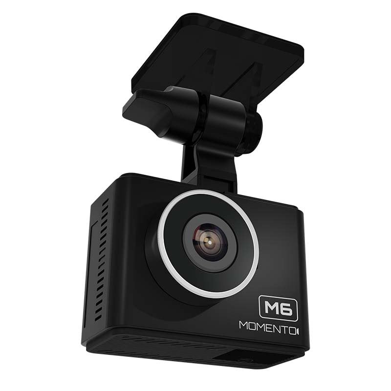 Momento MD-6200 M6 Dual Dash Cam - Wi-Fi HD 1080p, Front/Rear Cameras, GPS, 32GB