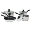 Starfrit Starbasix 034473-001-0000 7-Piece Stainless Steel Cookware Set