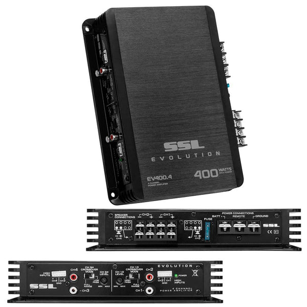 Sound Storm Small 4CH Amplifier 400W EV400.4