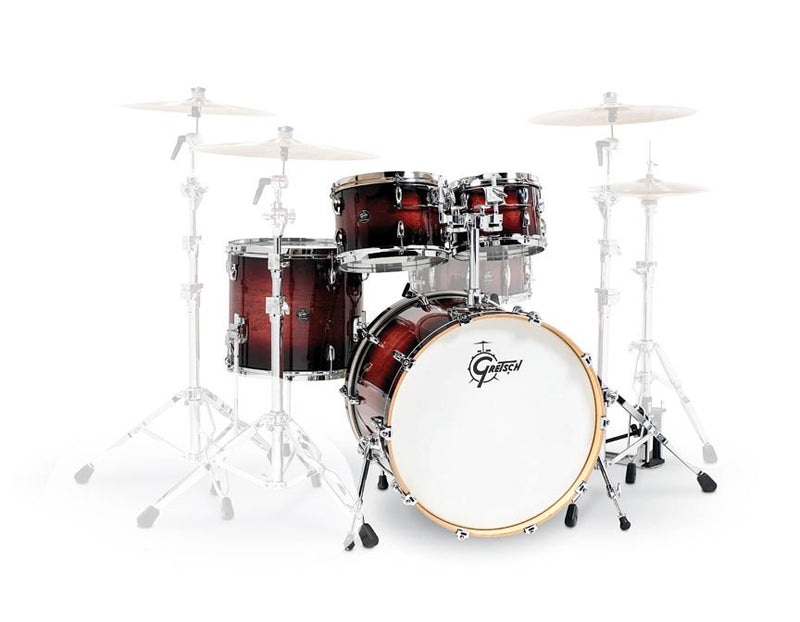 Gretsch Renown 4 Piece Drum Set Shell Pack (22/10/12/16) Cherry Burst