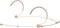 Galaxy Audio Dual Ear Beige Omni-Directional Microphones - HSM3-OBG-4SHU