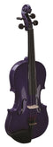 Stentor Harlequin 3/4 Student Violin Package Purple Indigo with Case & Bow