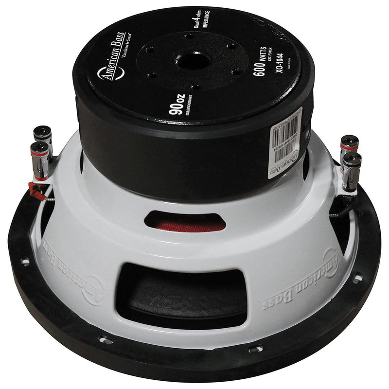 American Bass 10" Woofer 300W RMS/600W Max Dual 4 Ohm Voice Coils XO1044