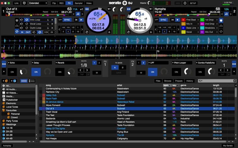 Numark NVII - Intelligent Dual-Display DJ Controller with Serato Software