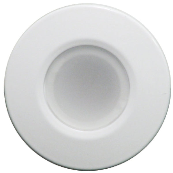 Lumitec Orbit - Flush Mount Down Light White Finish - 2-Color Blue/White Dimming