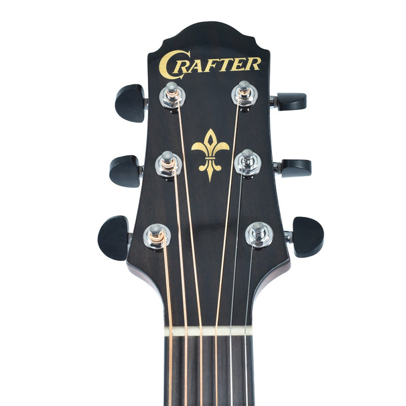 Crafter Silver Series 250 Jumbo Acoustic Guitar - Brown Sunburst - HJ250-BRS