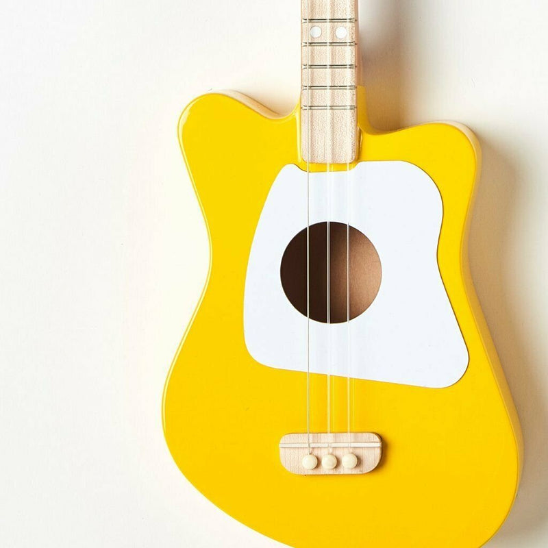 Loog Mini Acoustic Guitar for Children & Beginners - Yellow - New Open Box