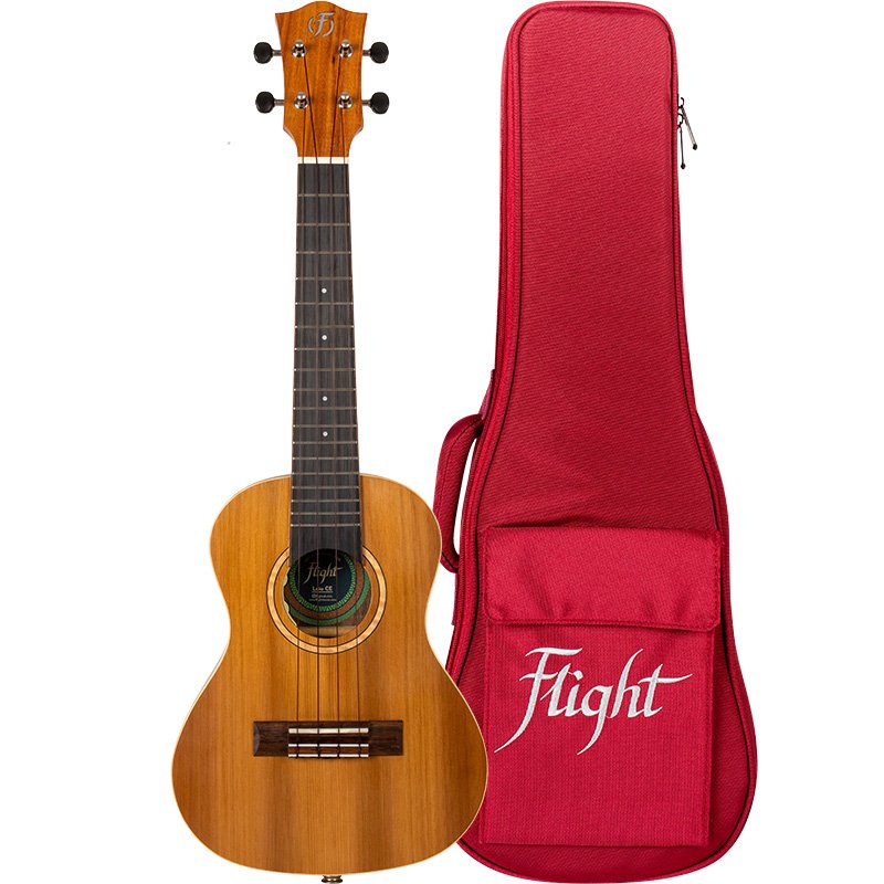 Flight Leia CE Concert Electro-Acoustic Ukulele w/ Gig Bag - LEIA CE