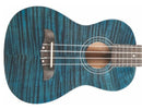 Oscar Schmidt OU2 Tenor Ukulele Flame Trans Blue - OU2TFTBL