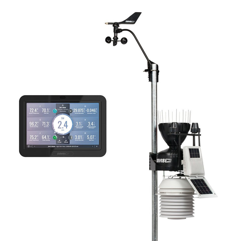 Davis Vantage Pro2 Wireless Weather Station w/WeatherLink Console 24hr Fan 6263