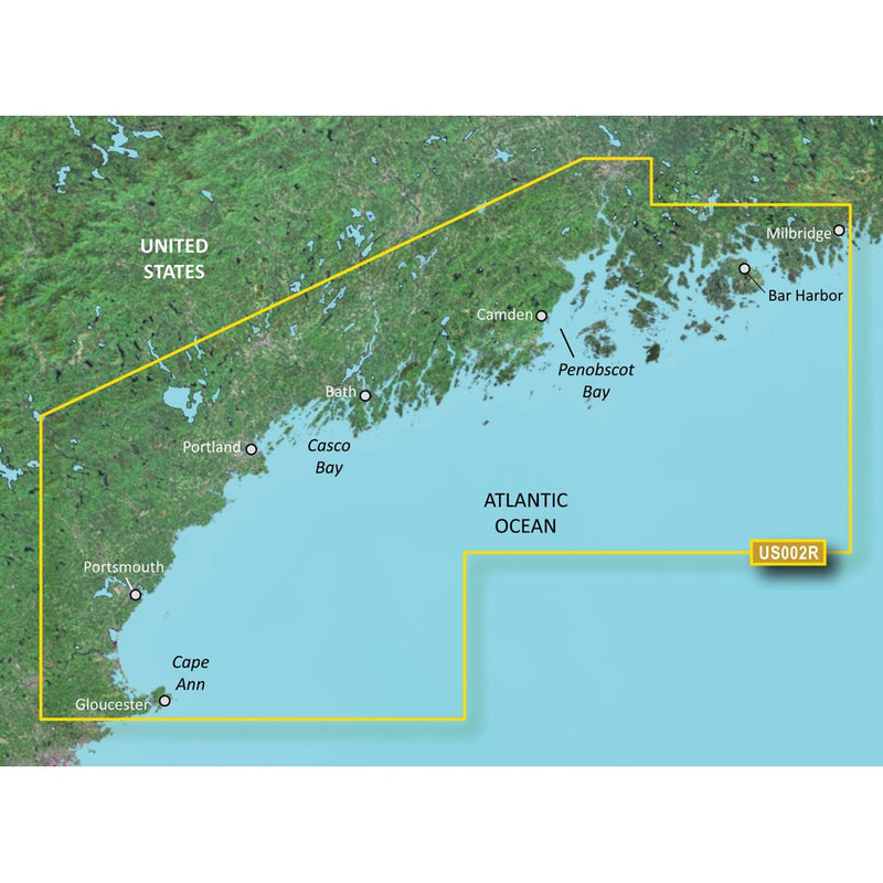 Garmin BlueChart® g3 Vision® HD - VUS002R - South Maine - microSD™/SD™