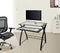 Bell'O High Gloss Black High Gloss Black Finish Computer Desk - CD8855