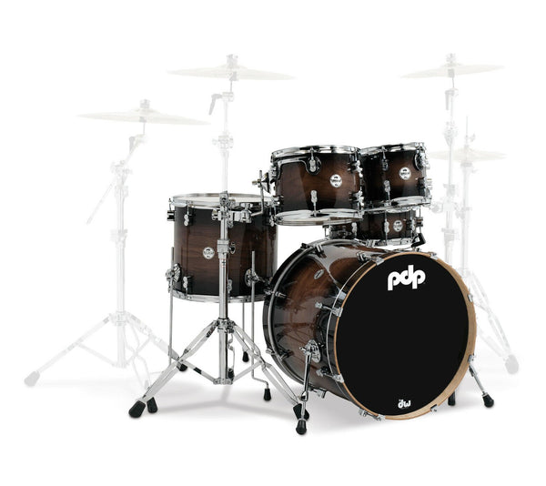 PDP Concept Series 5-Piece Maple Exotic 10/12/16/22/14 Shell Pack - Walnut