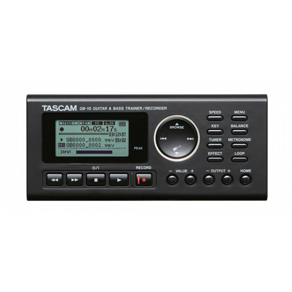 Tascam Guitar and Bass Trainer & Recorder with 2GB SD Card- GB-10