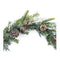 Flocked Pine Cone Garland (Set of 2)