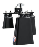 Latin Percussion Tri-Bell Set With Vise-Clamp Mount - LP570