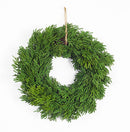 Pine Wreath Candle Ring with Jute Hanger 11.5"D