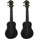 Flight Travel Electric Acoustic Soprano Ukulele - Gig Bag - Black - New Open Box