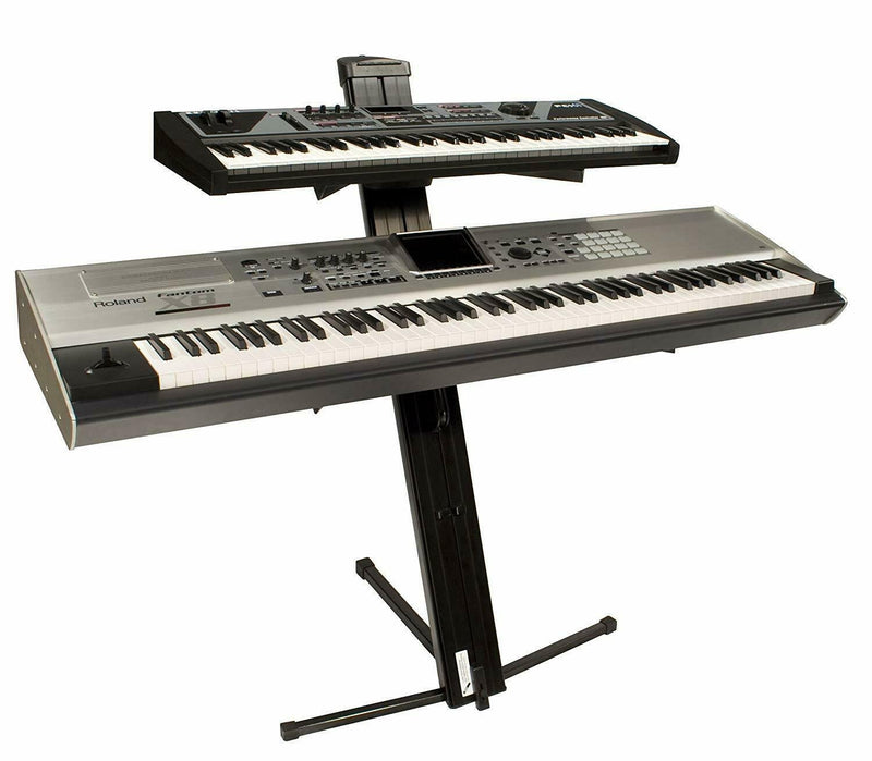 Ultimate Support AX48PRO Ultimate Electronic 2-Tier Keyboard Stand (Black)