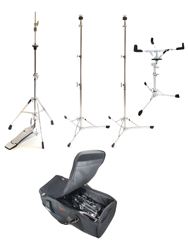 Canopus Light Weight Hardware Pack w/ Bag, 2 Cymbal Stands, Snare, Hi Hat Stands