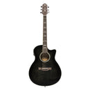 Crafter Noble Series Small Jumbo Acoustic-Electric Guitar - NOBLE TBK