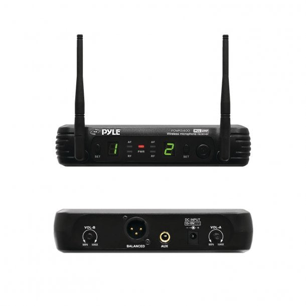 Pyle Pro Premier Professional UHF Wireless Microphone System - PDWM3400