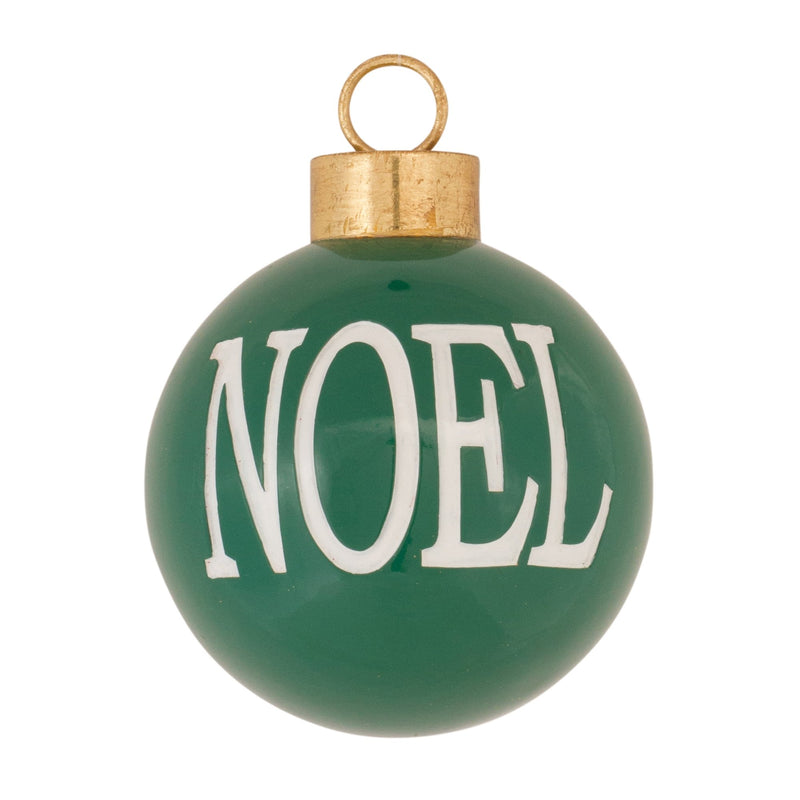 Joy and Noel Ball Ornament (Set of 6)