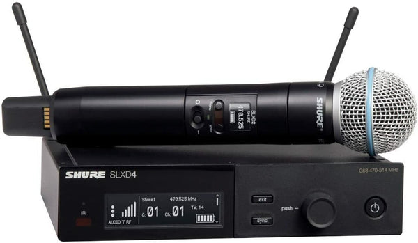 Shure SLXD24/B58-J52 Wireless Microphone System with Beta58A