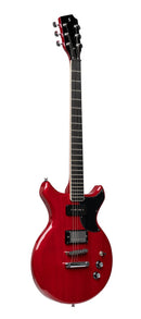 Stagg Silveray Series Double Cutaway Electric Guitar - Trans Cherry - SVY DC TCH