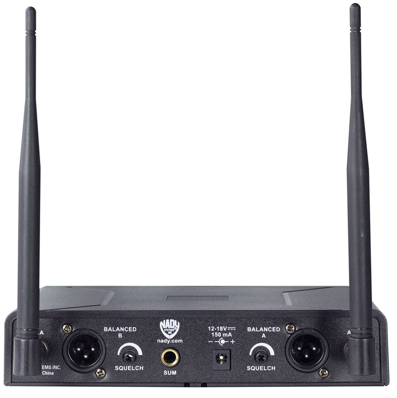 Nady Dual GT 200-Channel UHF Wireless Instrument/Guitar System - U-2100 GT