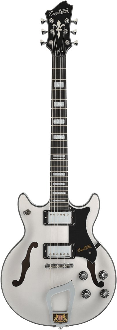 Hagstrom Alvar Semi-Hollow Bodied Electric Guitar - Swedish Frost  - ALV-SFT