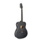 Stagg Left-Handed Auditorium Acoustic Guitar - Black - SA35 A-BK LH