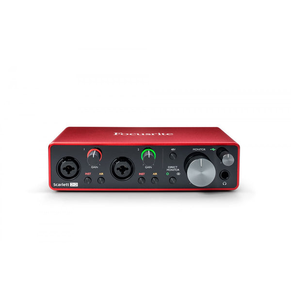 Focusrite Scarlett 2i2 Studio 3rd Gen USB Audio Interface with Software Bundle