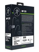 Mackie MP-220 Dual Dynamic Driver Professional In-Ear Monitors Headphones