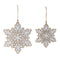 Wood Snowflake Ornaments (Set of 24)