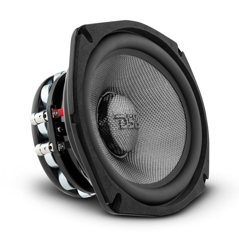 DS18 PRO-CF69.2NR 6x9" Mid-Bass Loudspeaker With Water Resistant Carbon Fiber Cone And Neodymium Rings Magnet 600 Watts 2-Ohms