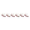 Vintage Camper and Car Ornament (Set of 12)