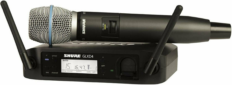 Shure Digital Wireless Vocal System with Beta 87A Vocal Microphone - GLXD24/B87A