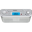 SYLVANIA SKCR2713 Under-Cabinet Bluetooth CD Clock Radio