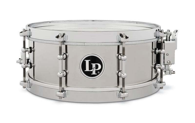 Latin Percussion 4 1/5" x 12" Stainless Steel Salsa Snare - LP4512-S