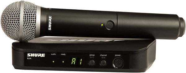 Shure Wireless Microphone System with PG58 Handheld Mic - BLX24/PG58-H9-U