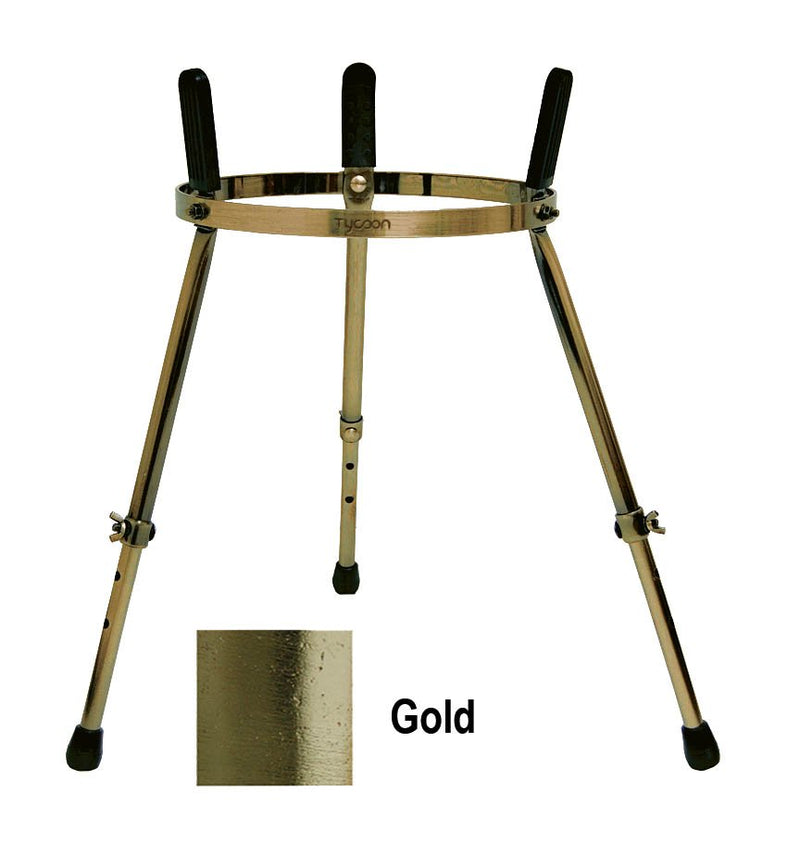 Tycoon Master Series Single 11“ Conga Stand - Gold Finish - MTCS-G11